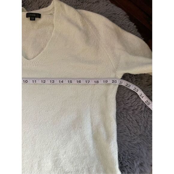 J crew oversized wool and alpaca v neck sweater xxs - Picture 6 of 8